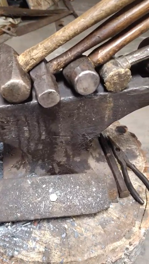 Blacksmithing hammers