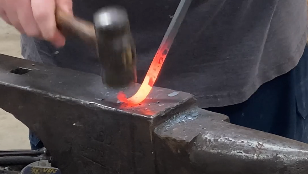 Forging A Lantern Hook